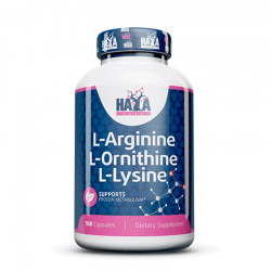 HAYA LABS L-Arginine / L-Ornithine / L-Lysine / - 100 caps